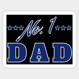 No 1 Dad. Funny Dad Life Quote. Sticker